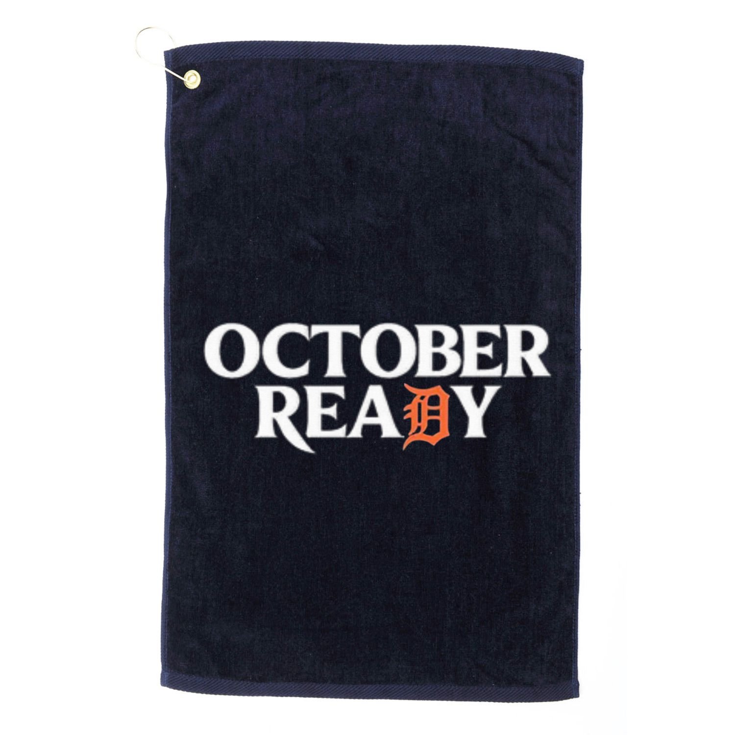 Tigers October Ready October Tiger Letter D Ready Golf Towel