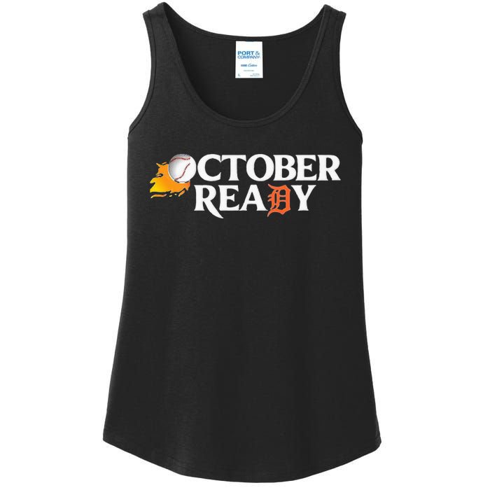 Tigers October Ready Ladies Essential Tank