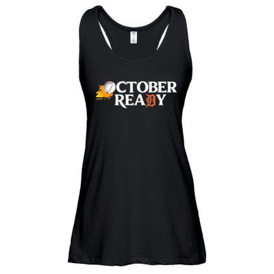 Tigers October Ready Ladies Essential Flowy Tank