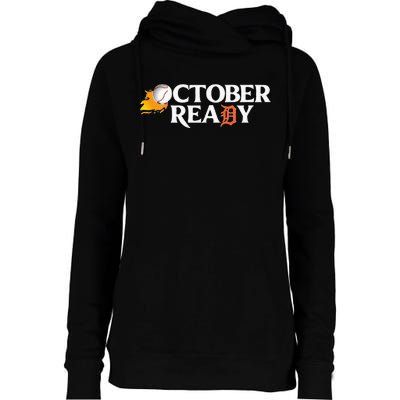 Tigers October Ready Womens Funnel Neck Pullover Hood