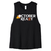 Tigers October Ready Women's Racerback Cropped Tank