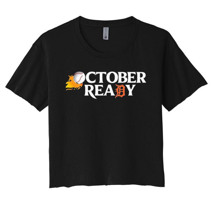 Tigers October Ready Women's Crop Top Tee