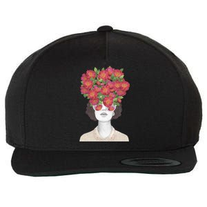 The Optimist Rose Tinted Glasses Wool Snapback Cap