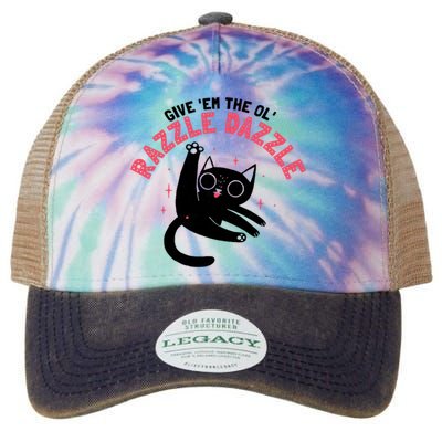 The Ol' Razzle Dazzle Cat Legacy Tie Dye Trucker Hat