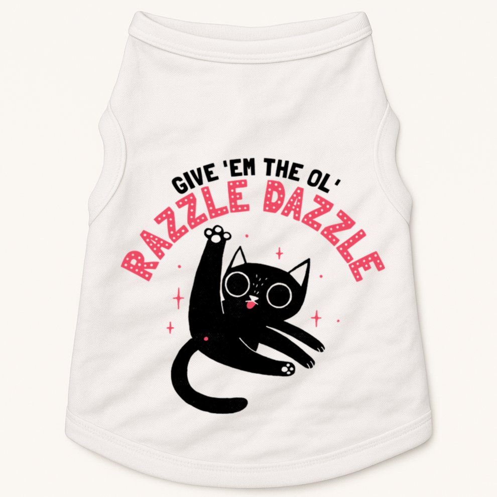 The Ol' Razzle Dazzle Cat Doggie Tank