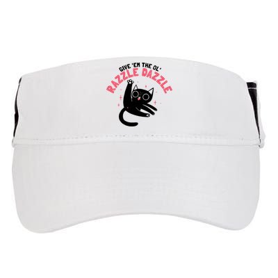 The Ol' Razzle Dazzle Cat Adult Drive Performance Visor