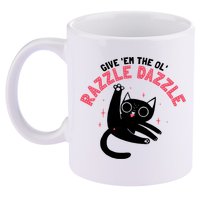 The Ol' Razzle Dazzle Cat 11oz C Handle Ceramic Mug
