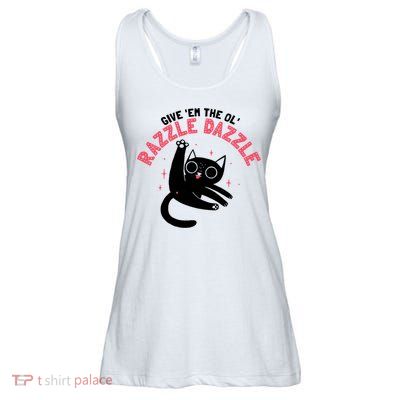The Ol' Razzle Dazzle Cat Ladies Essential Flowy Tank