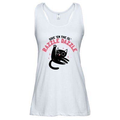 The Ol' Razzle Dazzle Cat Ladies Essential Flowy Tank