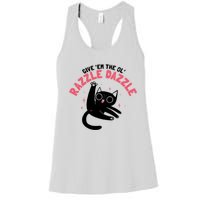 The Ol' Razzle Dazzle Cat Women's Racerback Tank