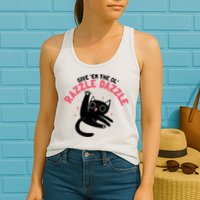 The Ol' Razzle Dazzle Cat Womens Tank Top