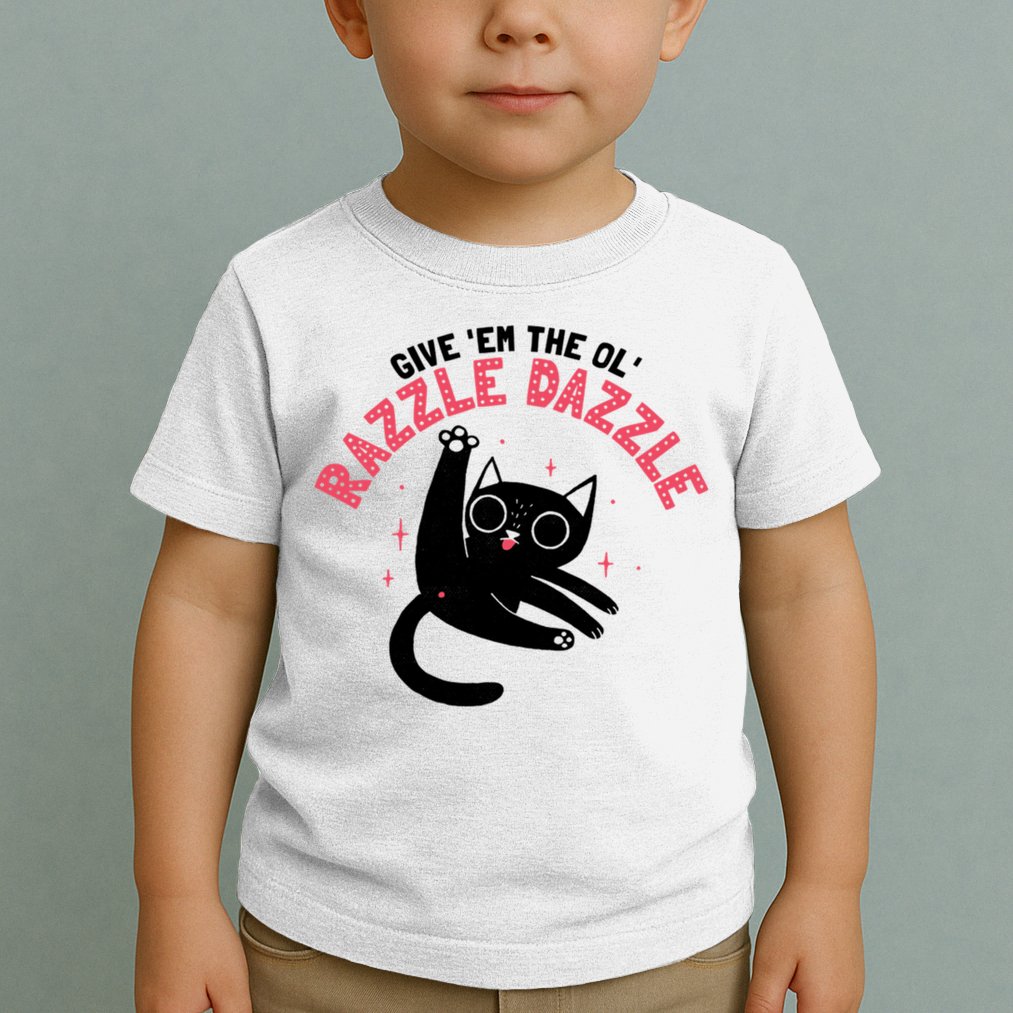 The Ol' Razzle Dazzle Cat Toddler T-Shirt