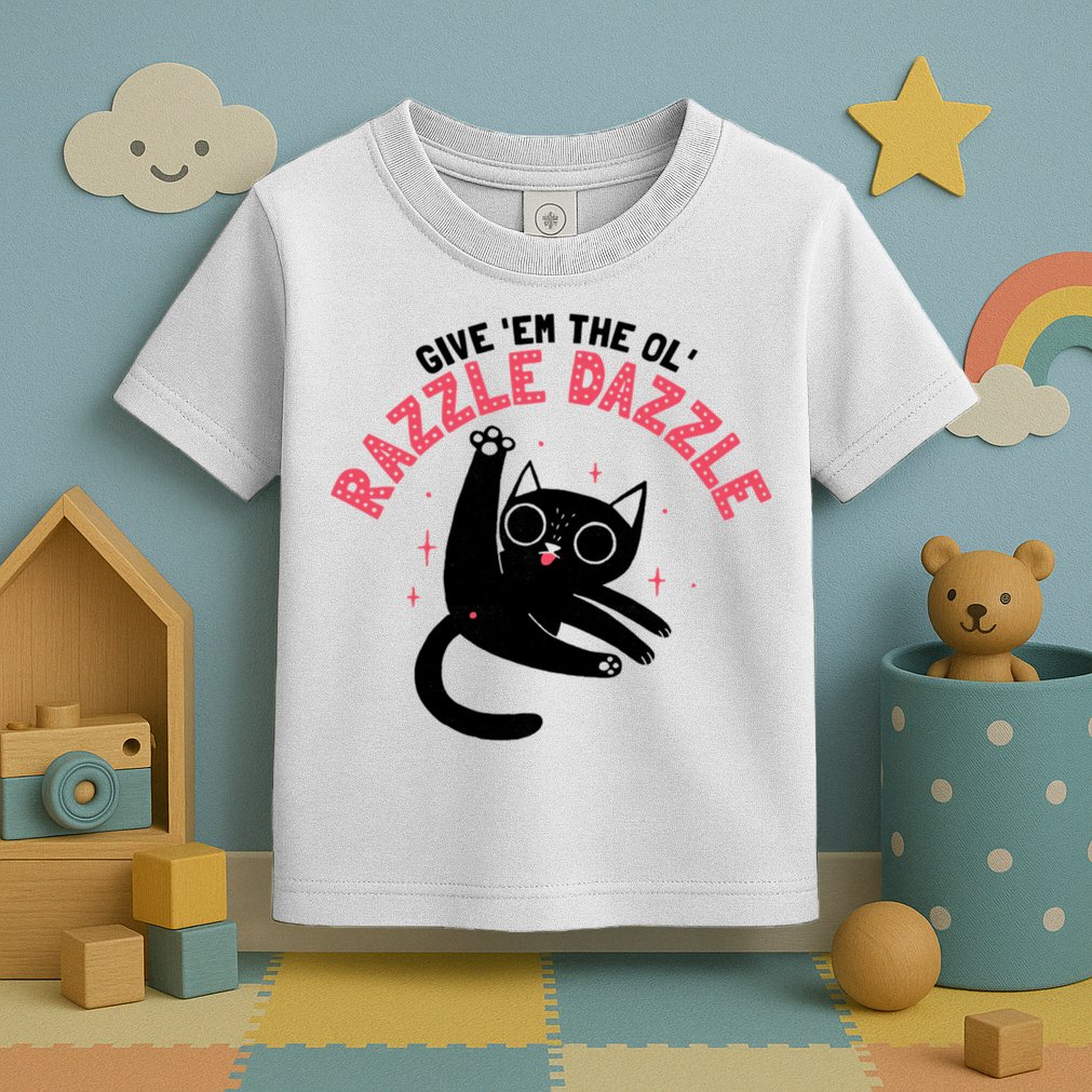 The Ol' Razzle Dazzle Cat Toddler T-Shirt