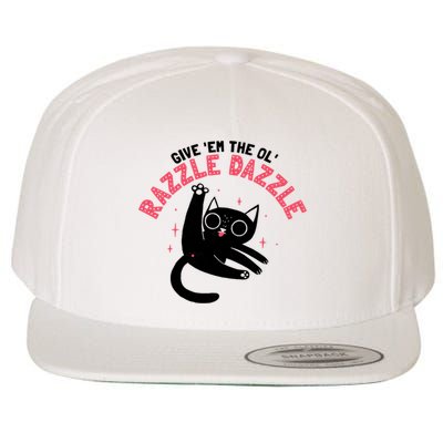 The Ol' Razzle Dazzle Cat Wool Snapback Cap