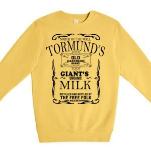 Tormund's Old Giantsbane Brand Giant's Milk Premium Crewneck Sweatshirt