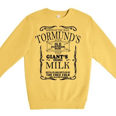 Tormund's Old Giantsbane Brand Giant's Milk Premium Crewneck Sweatshirt