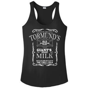 Tormund's Old Giantsbane Brand Giant's Milk Ladies PosiCharge Competitor Racerback Tank