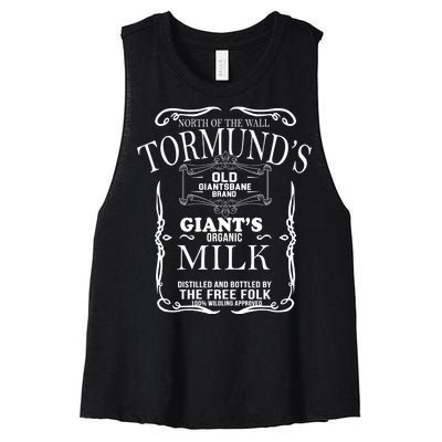 Tormund's Old Giantsbane Brand Giant's Milk Women's Racerback Cropped Tank