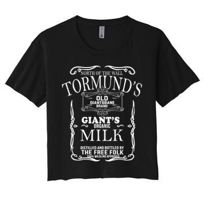 Tormund's Old Giantsbane Brand Giant's Milk Women's Crop Top Tee