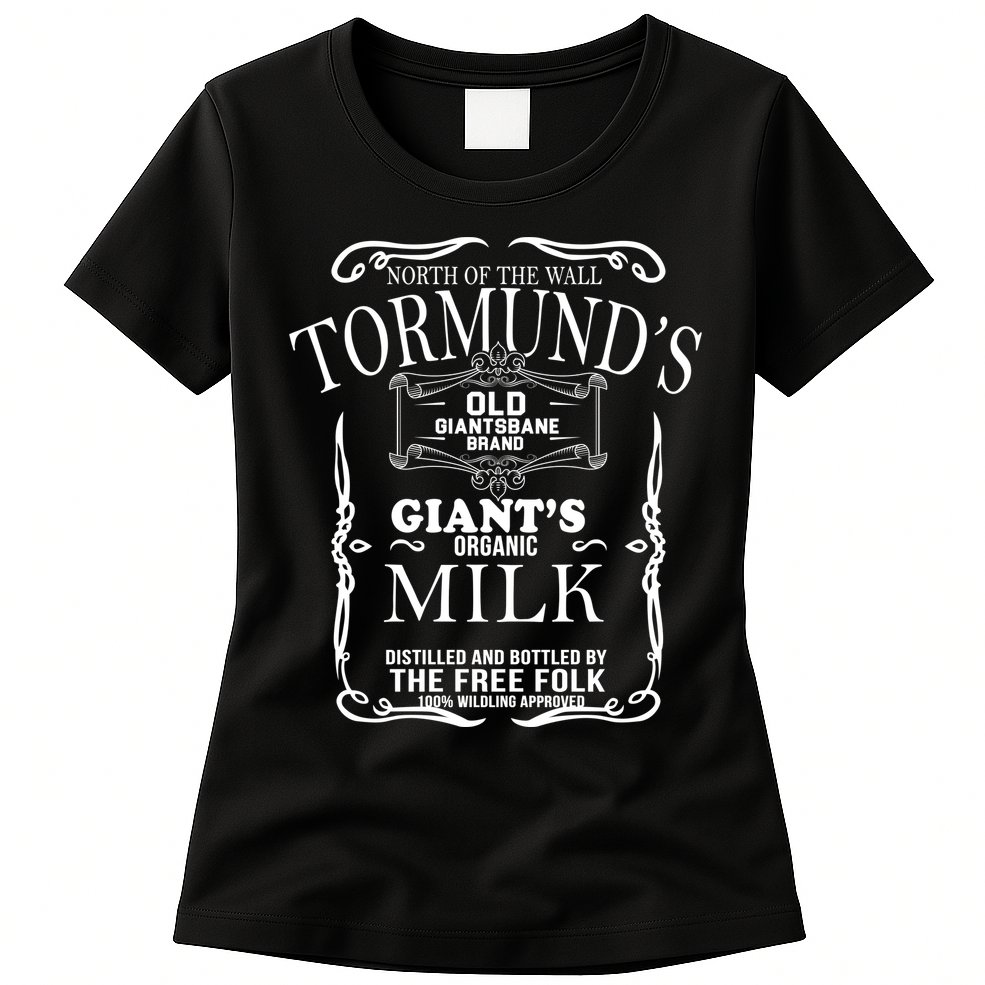Tormund's Old Giantsbane Brand Giant's Milk Womens T-Shirt