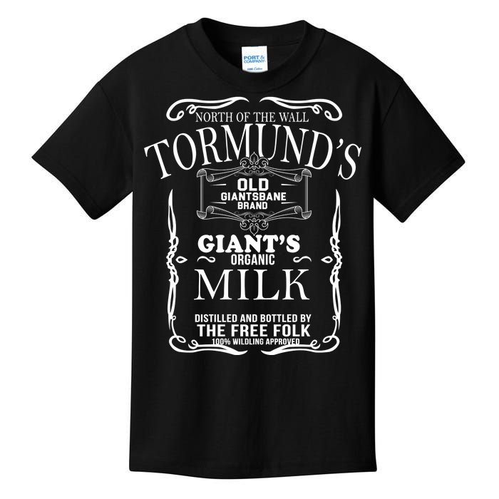 Tormund's Old Giantsbane Brand Giant's Milk Kids T-Shirt