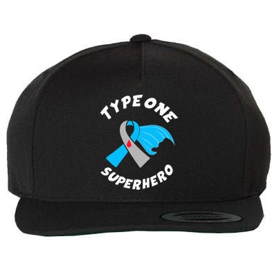 Type One Superhero Type 1 Diabetes Awareness Wool Snapback Cap