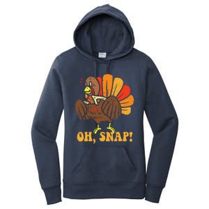 Thanksgiving Oh Snap Turkey Wishbone Women's Pullover Hoodie