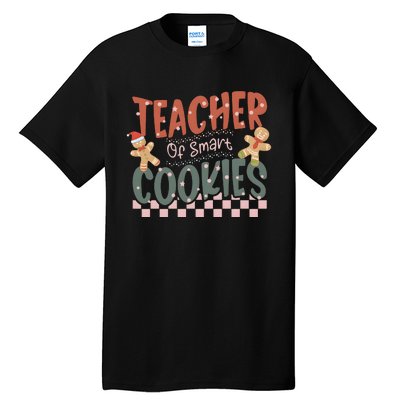 Teacher Of Smart Cookies Christmas Tall T-Shirt