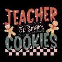Teacher Of Smart Cookies Christmas Button