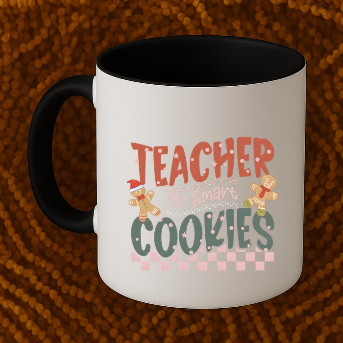 Teacher Of Smart Cookies Christmas Mug
