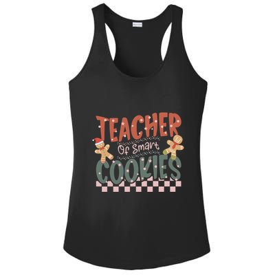 Teacher Of Smart Cookies Christmas Ladies PosiCharge Competitor Racerback Tank