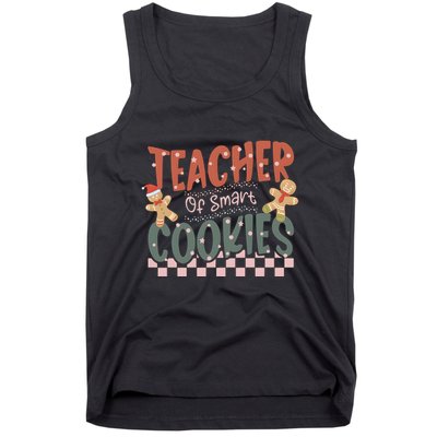 Teacher Of Smart Cookies Christmas Tank Top