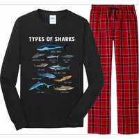 Types Of Sharks Shark Long Sleeve Pajama Set