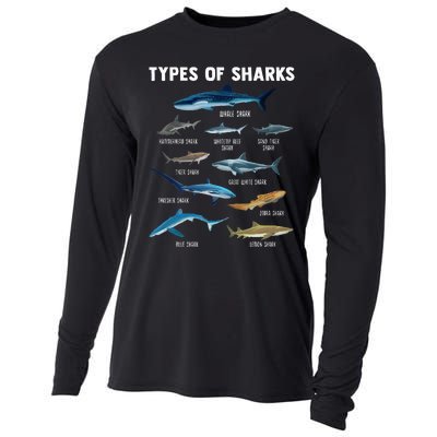 Types Of Sharks Shark Cooling Performance Long Sleeve Crew