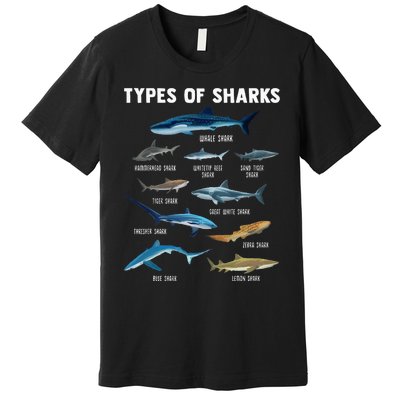 Types Of Sharks Shark Premium T-Shirt