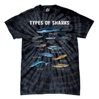 Types Of Sharks Shark Tie-Dye T-Shirt