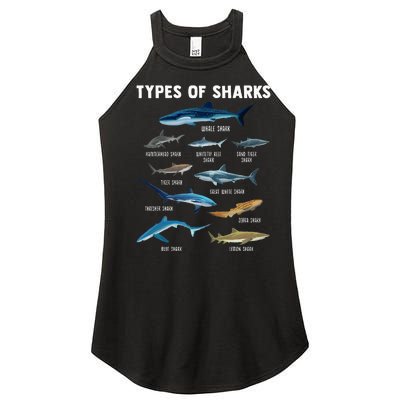 Types Of Sharks Shark Women’s Perfect Tri Rocker Tank