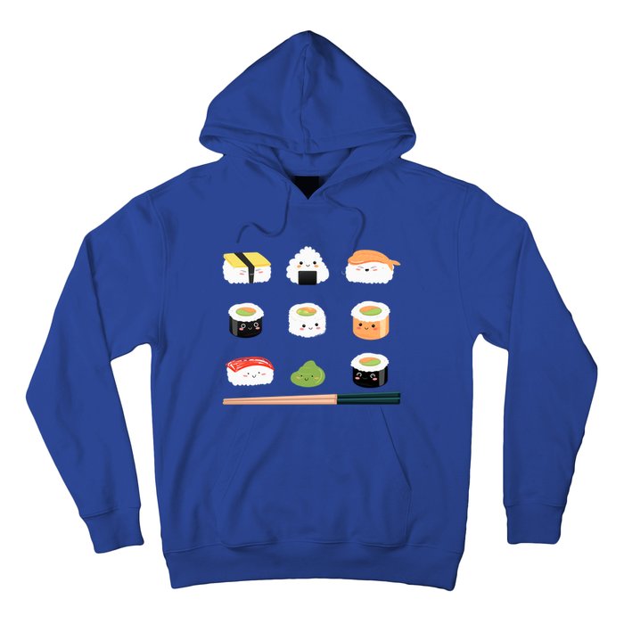 Types Of Sushi Funny Sushi Lovers Sushi Outfit Gift Hoodie