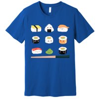 Types Of Sushi Funny Sushi Lovers Sushi Outfit Gift Premium T-Shirt