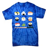 Types Of Sushi Funny Sushi Lovers Sushi Outfit Gift Tie-Dye T-Shirt