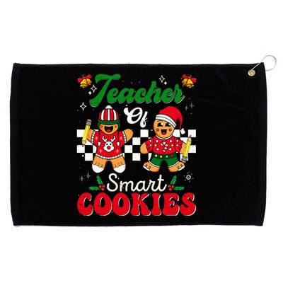 Teacher of Smart Cookies Gingerbread Christmas Teachers  Grommeted Golf Towel