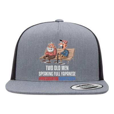 Two Old Speaking Full Yapanese Flat Bill Trucker Hat