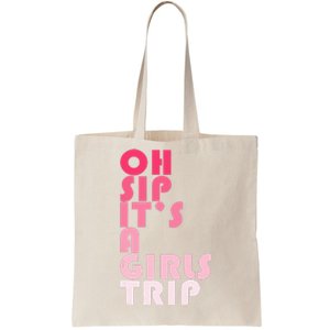 Trip Oh Sip It's A Trip Vacation Group Matching Tote Bag