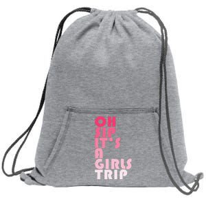 Trip Oh Sip It's A Trip Vacation Group Matching Sweatshirt Cinch Pack Bag