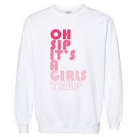 Trip Oh Sip It's A Trip Vacation Group Matching Garment-Dyed Sweatshirt