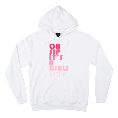 Trip Oh Sip It's A Trip Vacation Group Matching Hoodie