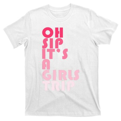 Trip Oh Sip It's A Trip Vacation Group Matching T-Shirt