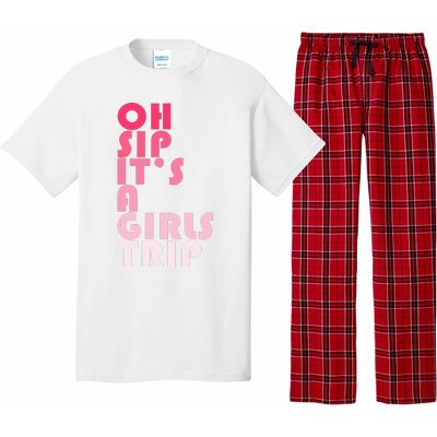 Trip Oh Sip It's A Trip Vacation Group Matching Pajama Set