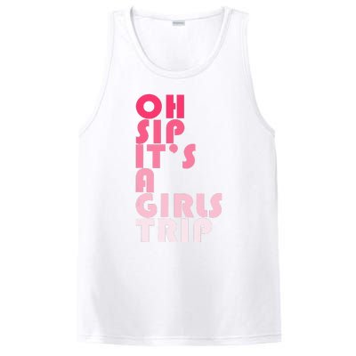 Trip Oh Sip It's A Trip Vacation Group Matching PosiCharge Competitor Tank