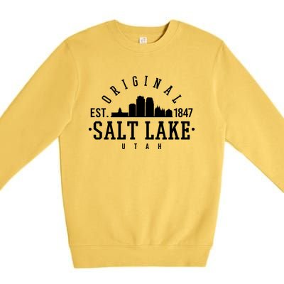 The Original Salt Lake City Utah 1847 Premium Crewneck Sweatshirt